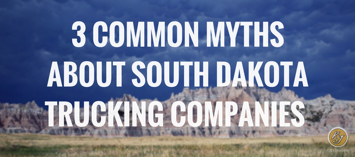 3 Common Myths About South Dakota Trucking Companies