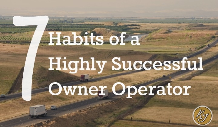 7 habits of a highly successful owner operator