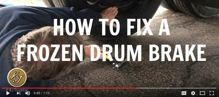 Video on How To Fix a Frozen Drum Brake