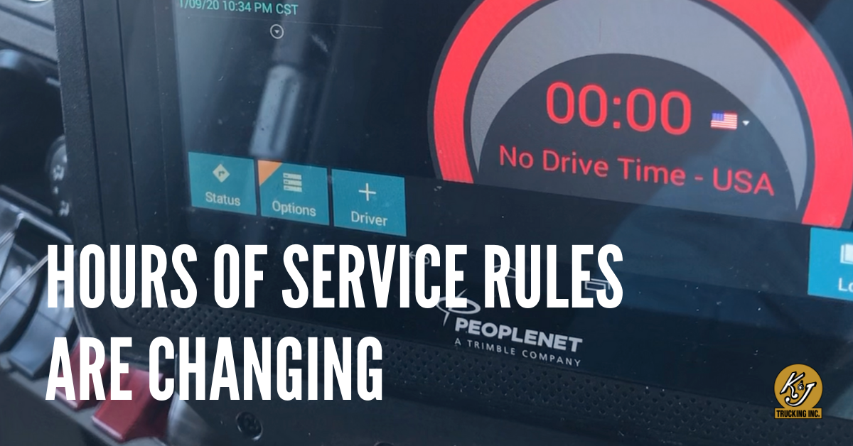 Hours of Service Rules are Changing